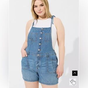 Torrid Blue Denim Women Jeans Overalls Size 22